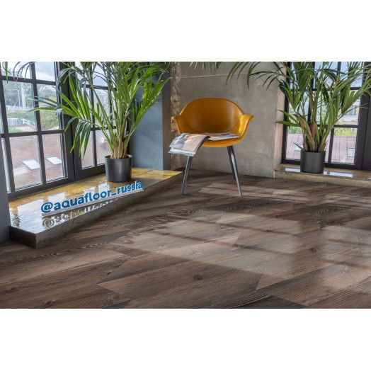 AquaFloor Parquet Chevron Glue AF2557PGCh фото в интерьере