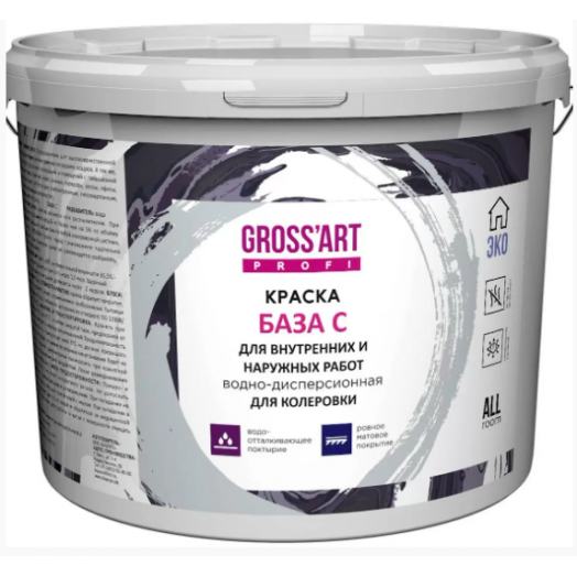 Краска Gross'art PROFI база С универсальная 11 кг ведро Краска Gross'art PROFI база С универсальная 11 кг ведро фото