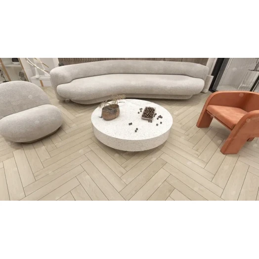 Ламинат Alpine Floor Herringbone 12 Дуб Сардиния фото в интерьере