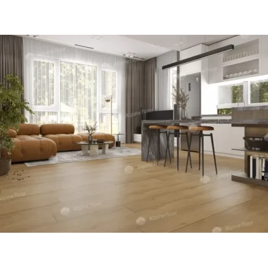 SPC ламинат AlpineFloor Classic Light Клён классический SPC ламинат AlpineFloor Classic Light Клён классический фото в интерьере